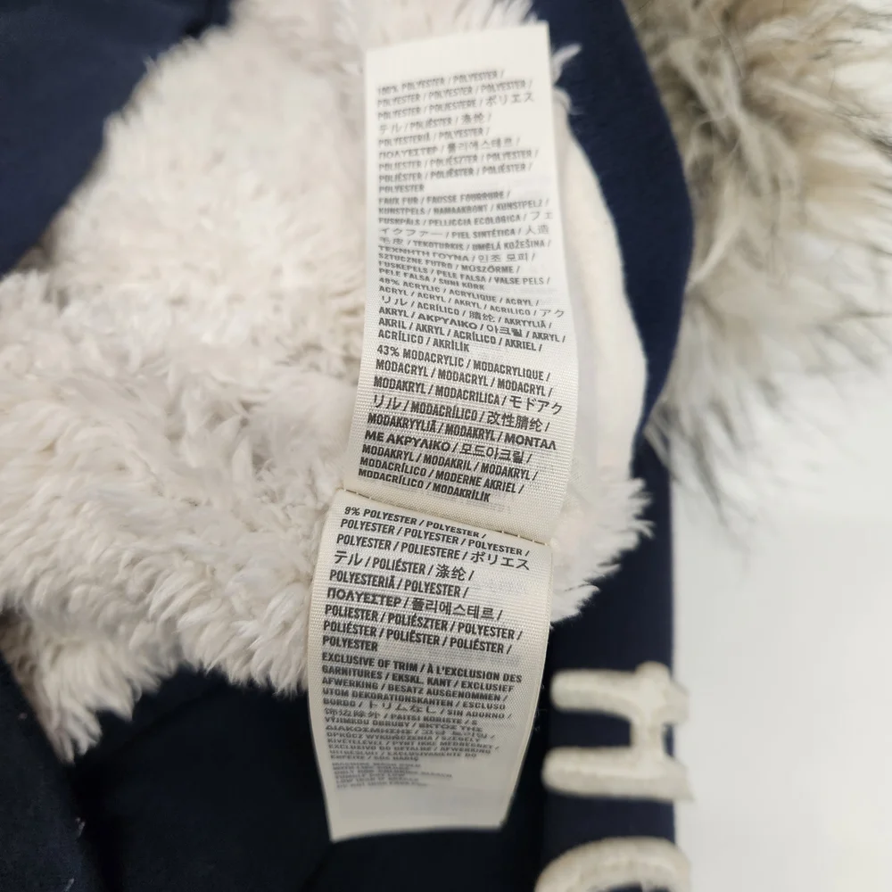 Y2K Hollister Faux Fur Hoodie Size Large - Picture 13 of 14